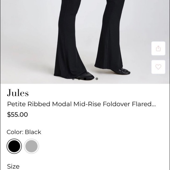 Oh Polly Jules flare pants PETITE - Picture 4 of 8